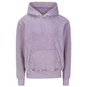 Les Tien Lavender Stone Heavyweight Structured Fleece Hoodie Medium NWOT